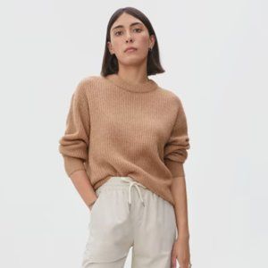 Everlane Oversized Alpaca Crew Warm Taupe